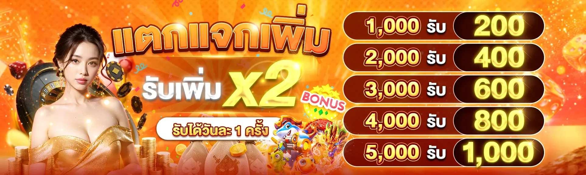เว็บตรง ฝากขั้นต่ำ 1 บาท